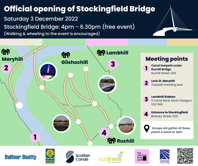 Map of Stockingfield Bridge.